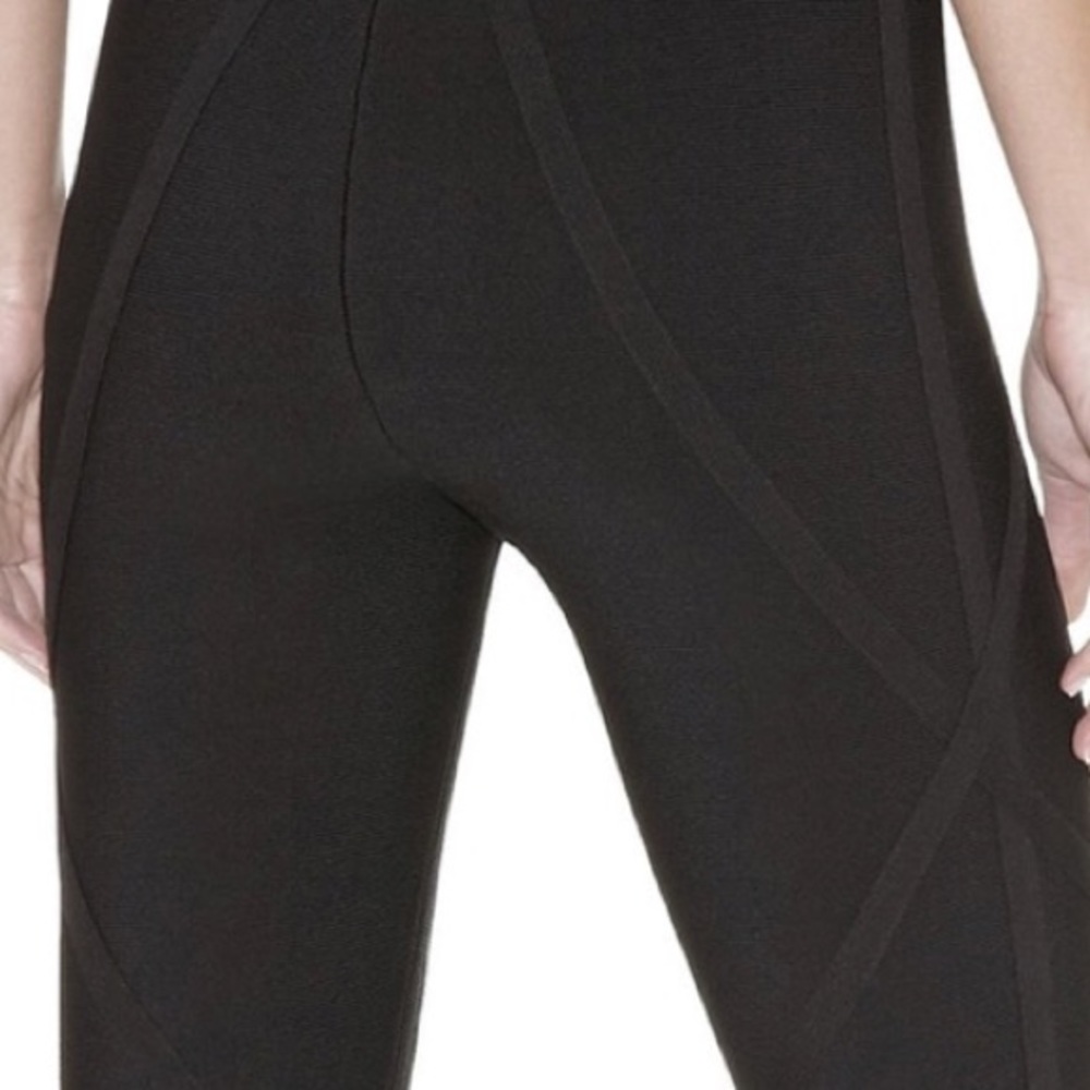 Herve Leger Signature Essentials Leggings-XS Black
